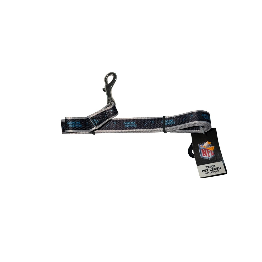 NFL Carolina Panthers Team‎ Pet Leash 50 Inch Length Dog Cat